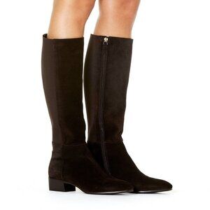 Aquatalia/ Finola/ Italian Weatherproof Suede Stretch Riding Boots/ Sz-8.5
